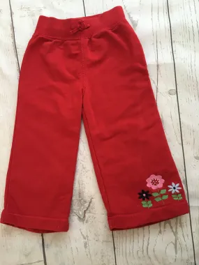 12-18 Months Red Joggers