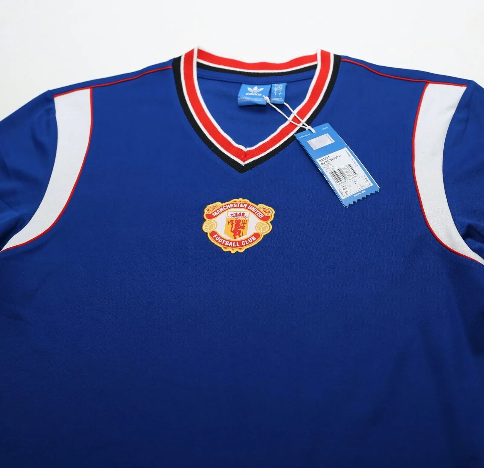 1984/85 ROBSON #7 Manchester United adidas Originals Third Shirt (L) BNWT