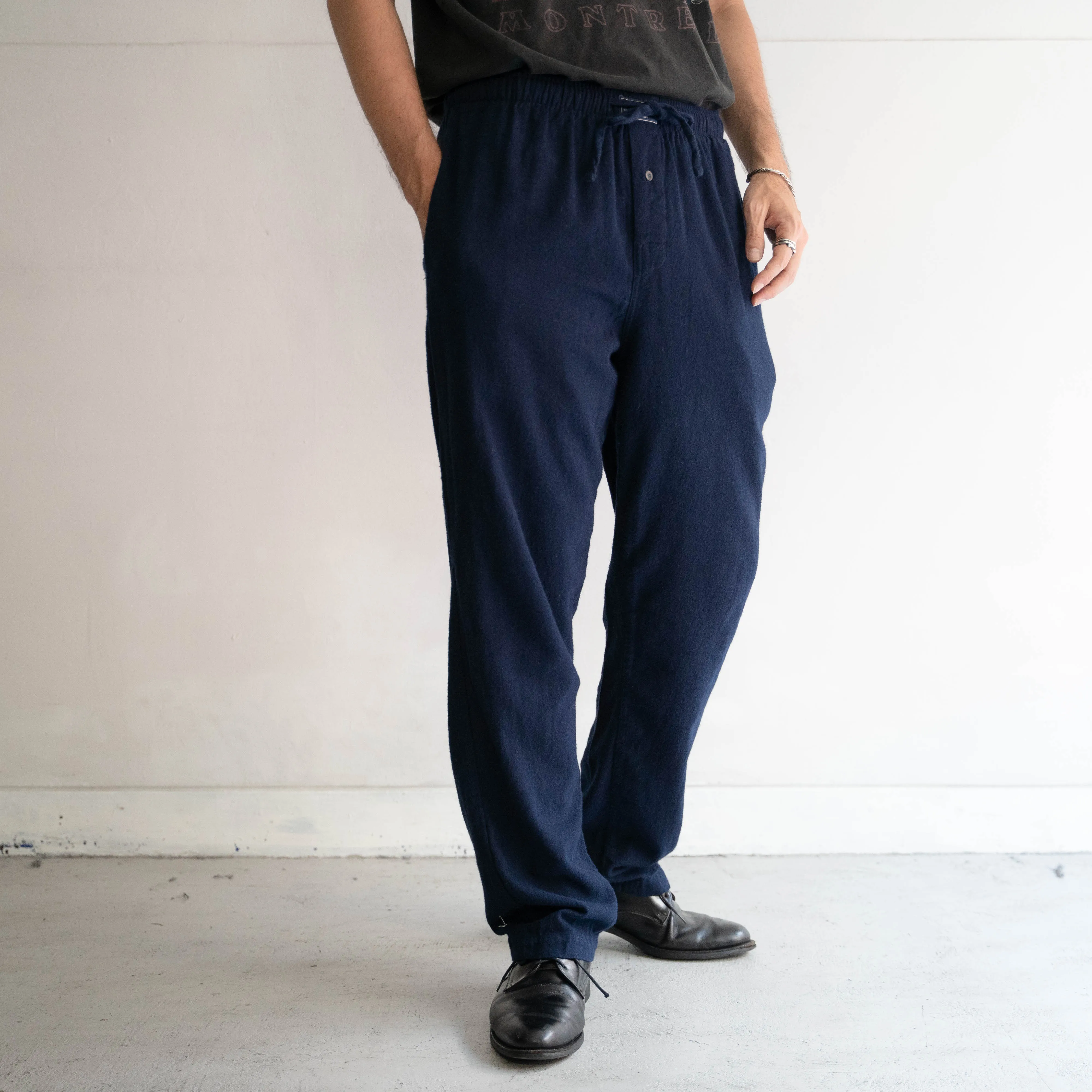 1990-00s 'POLO Ralph Lauren' navy color  pajama pants