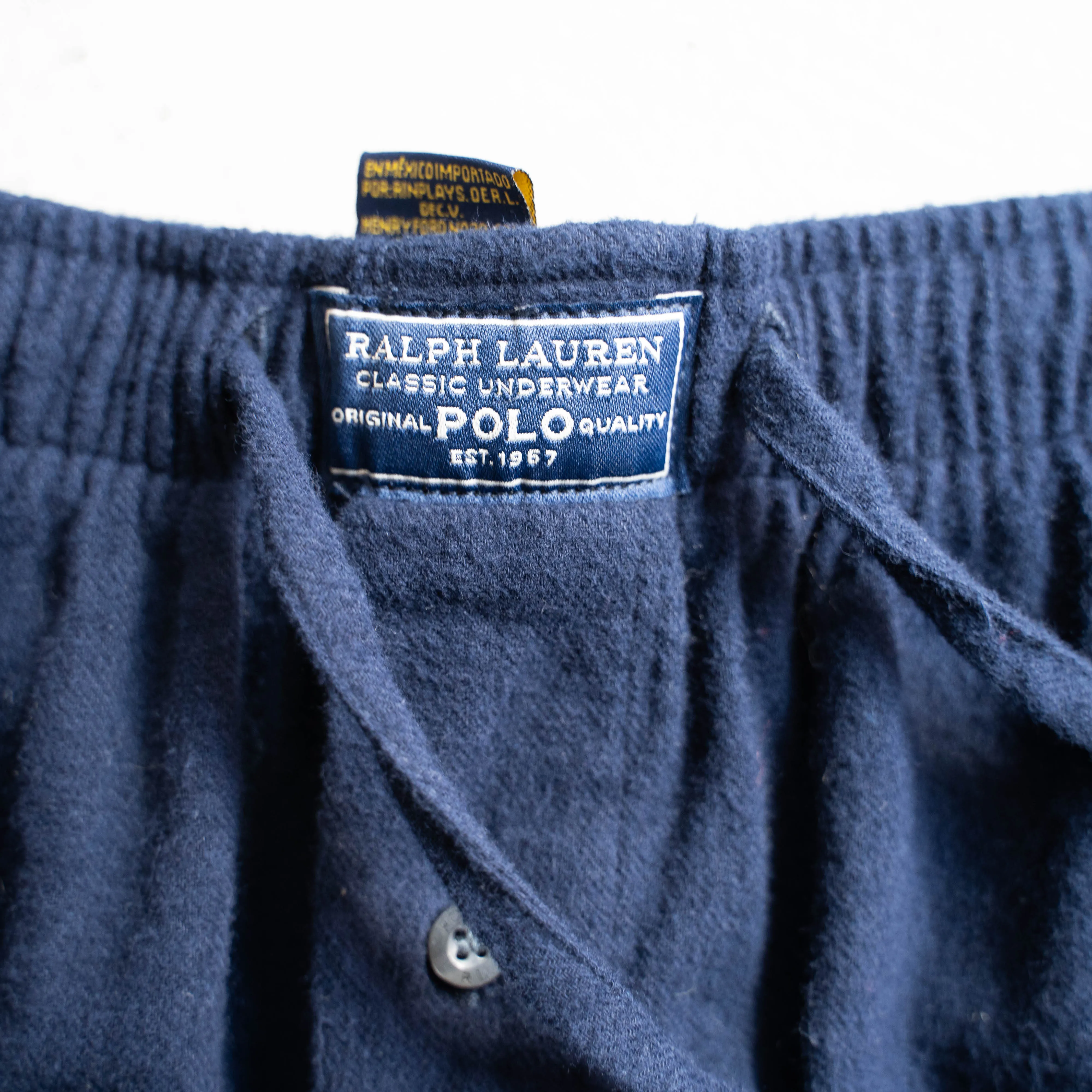 1990-00s 'POLO Ralph Lauren' navy color  pajama pants