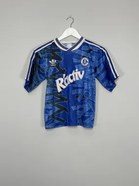 1992/94 SCHALKE HOME SHIRT (M.KIDS) ADIDAS