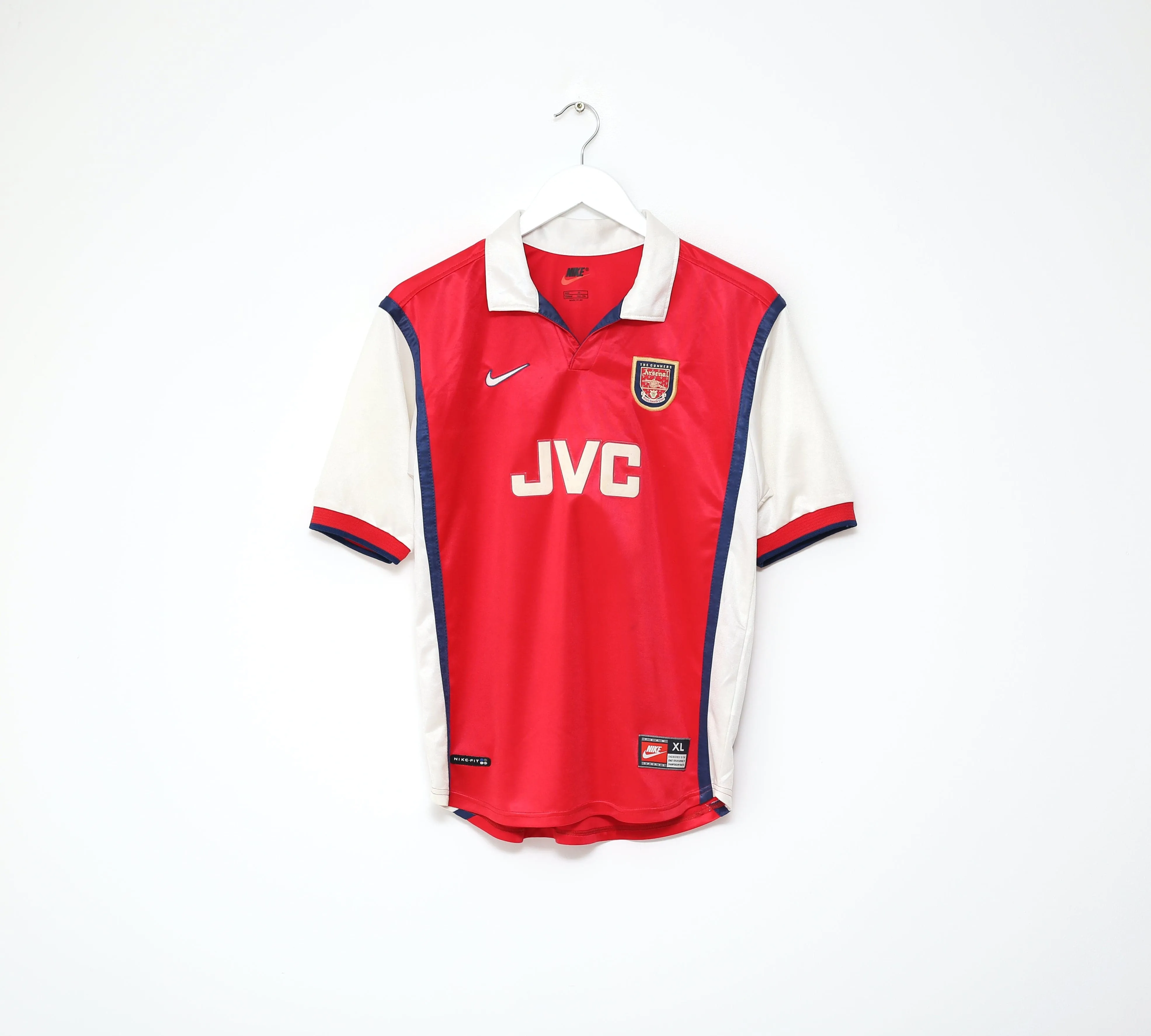 1998/99 Arsenal Nike Home Football Shirt (XLB)