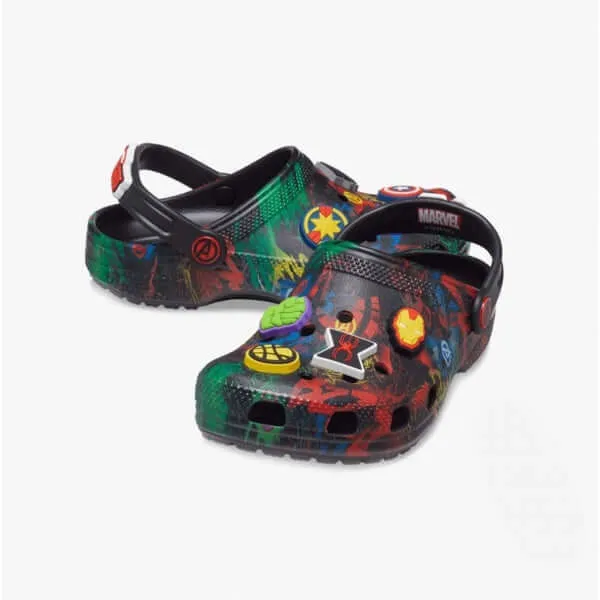 207721-001 CLASSIC MARVEL AVENGERS Kids Clogs Black