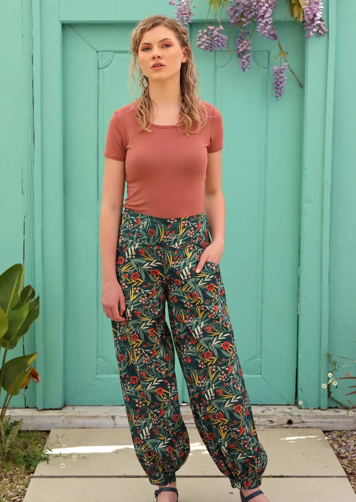 Acapulco Pants Forest Flower