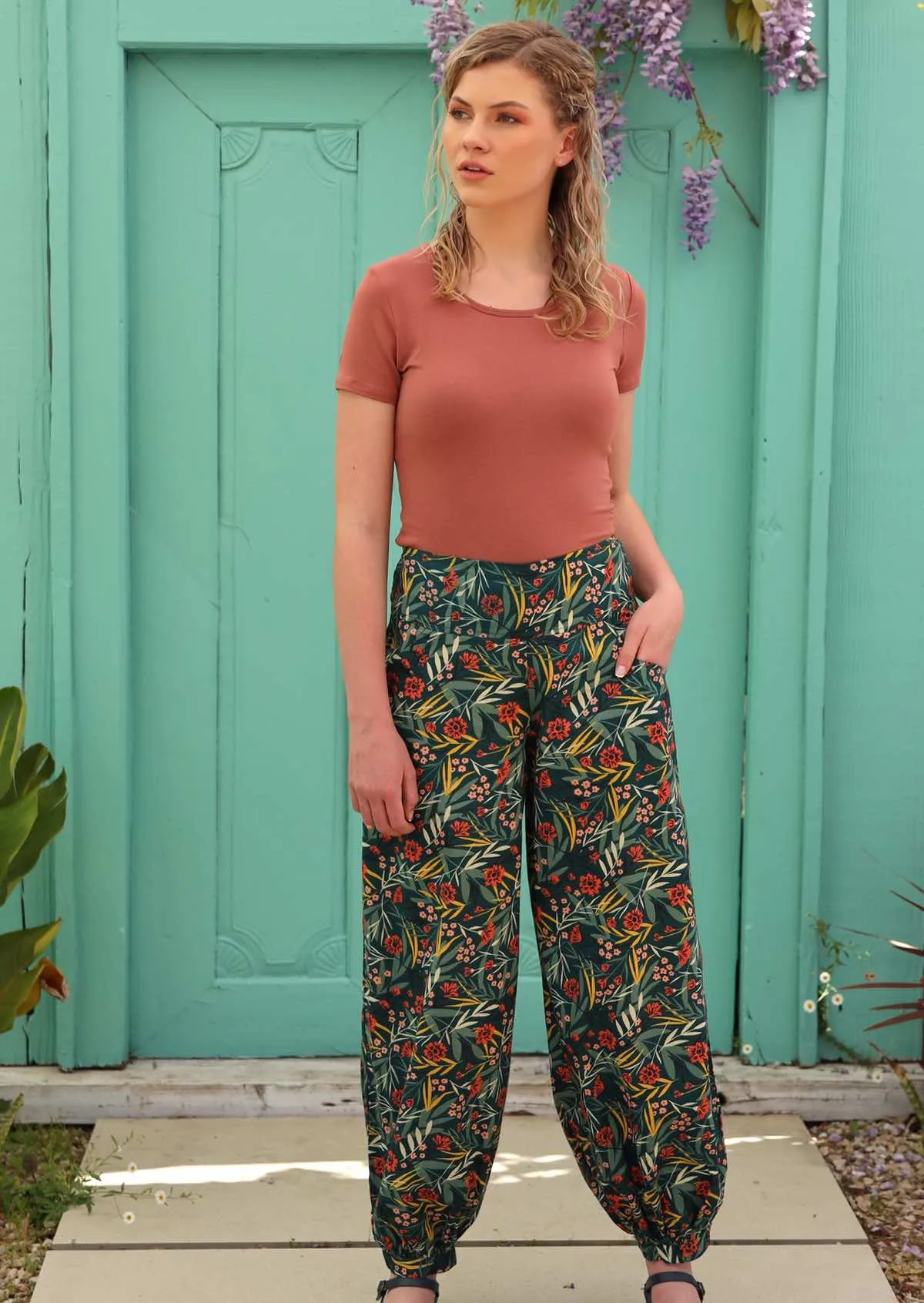 Acapulco Pants Forest Flower