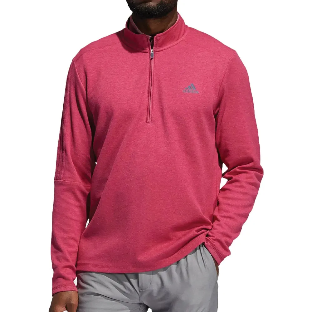 adidas 3-Stripe 1/4 Zip Sweater - Wild Pink