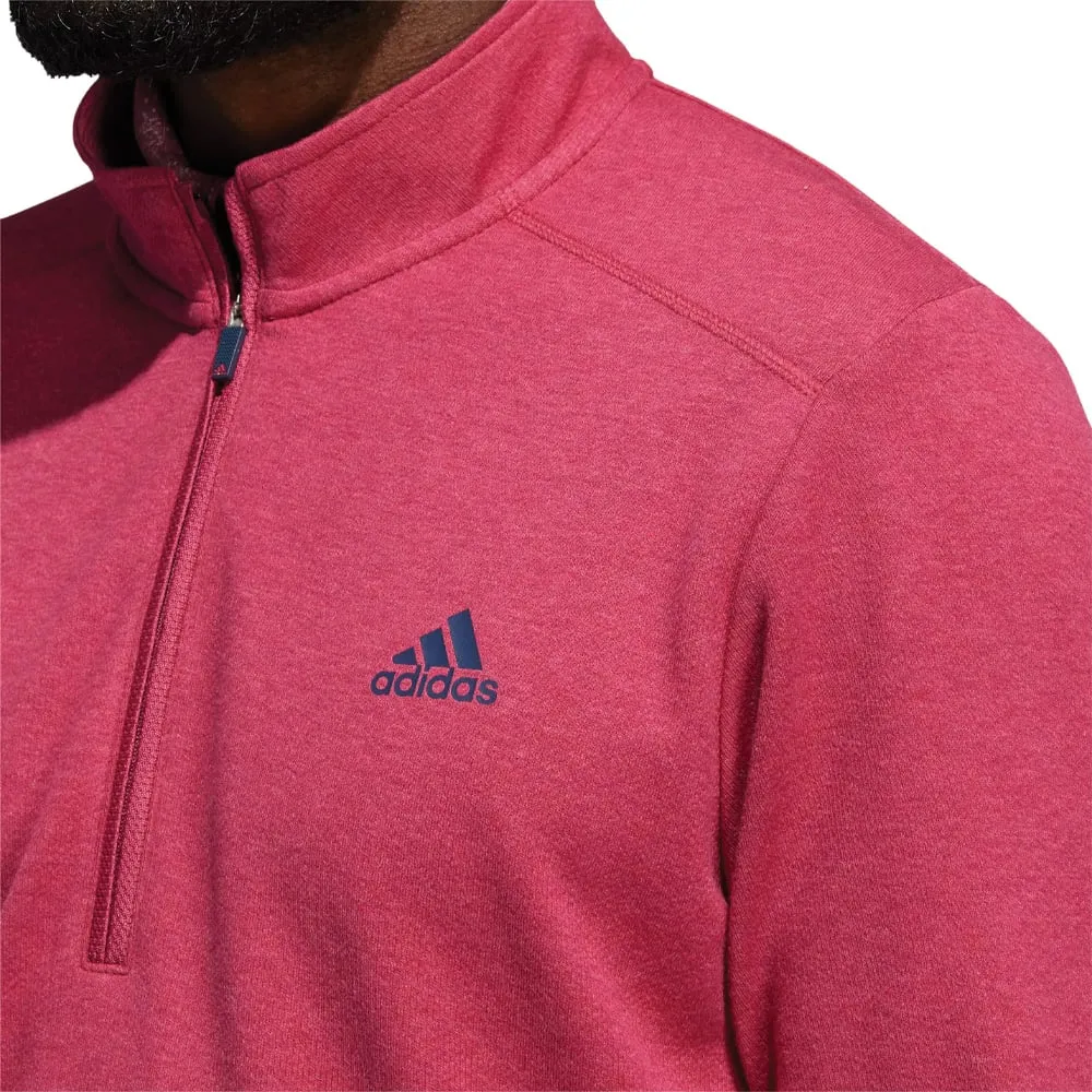 adidas 3-Stripe 1/4 Zip Sweater - Wild Pink