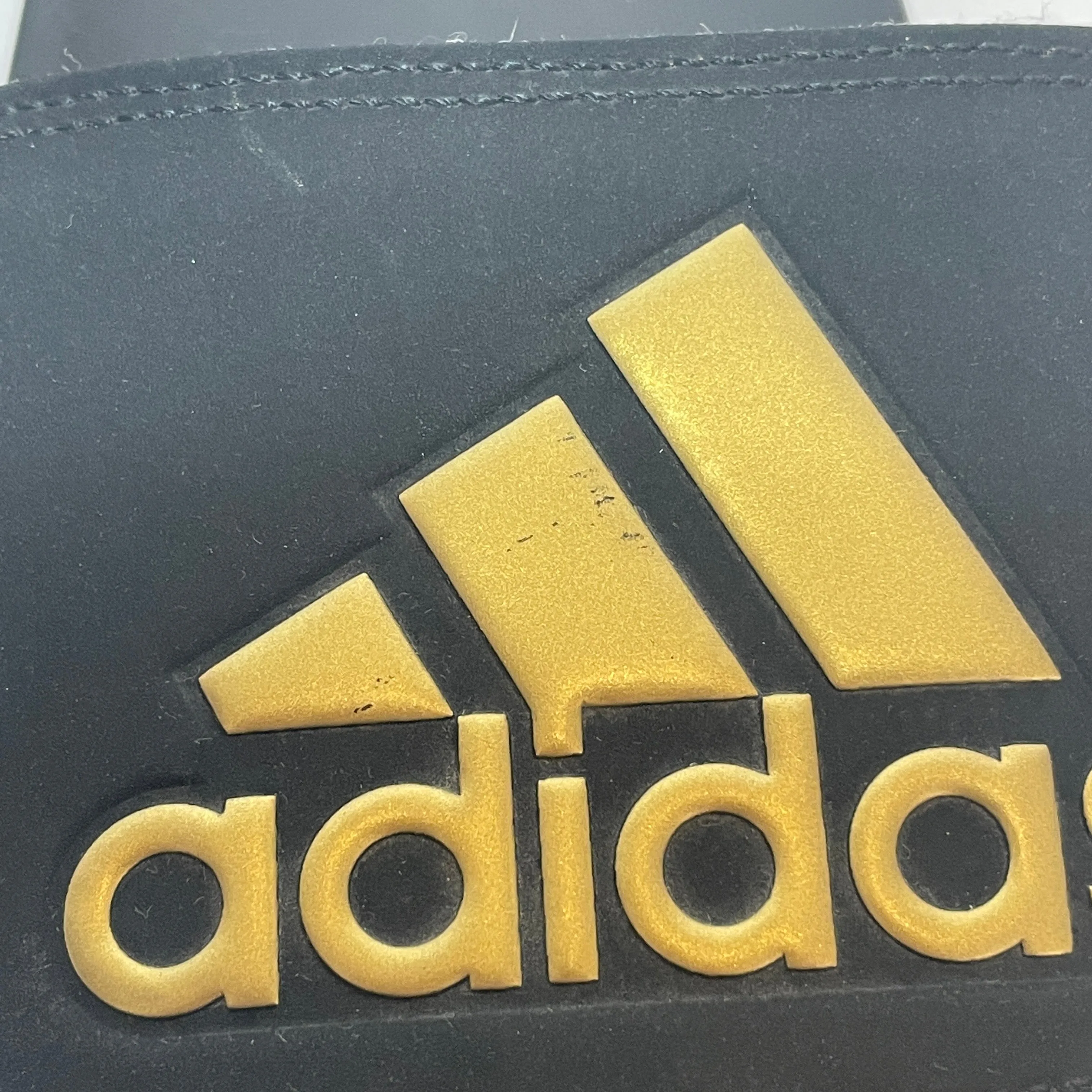 Adidas Black & Gold Adilette Slides | Brand New |