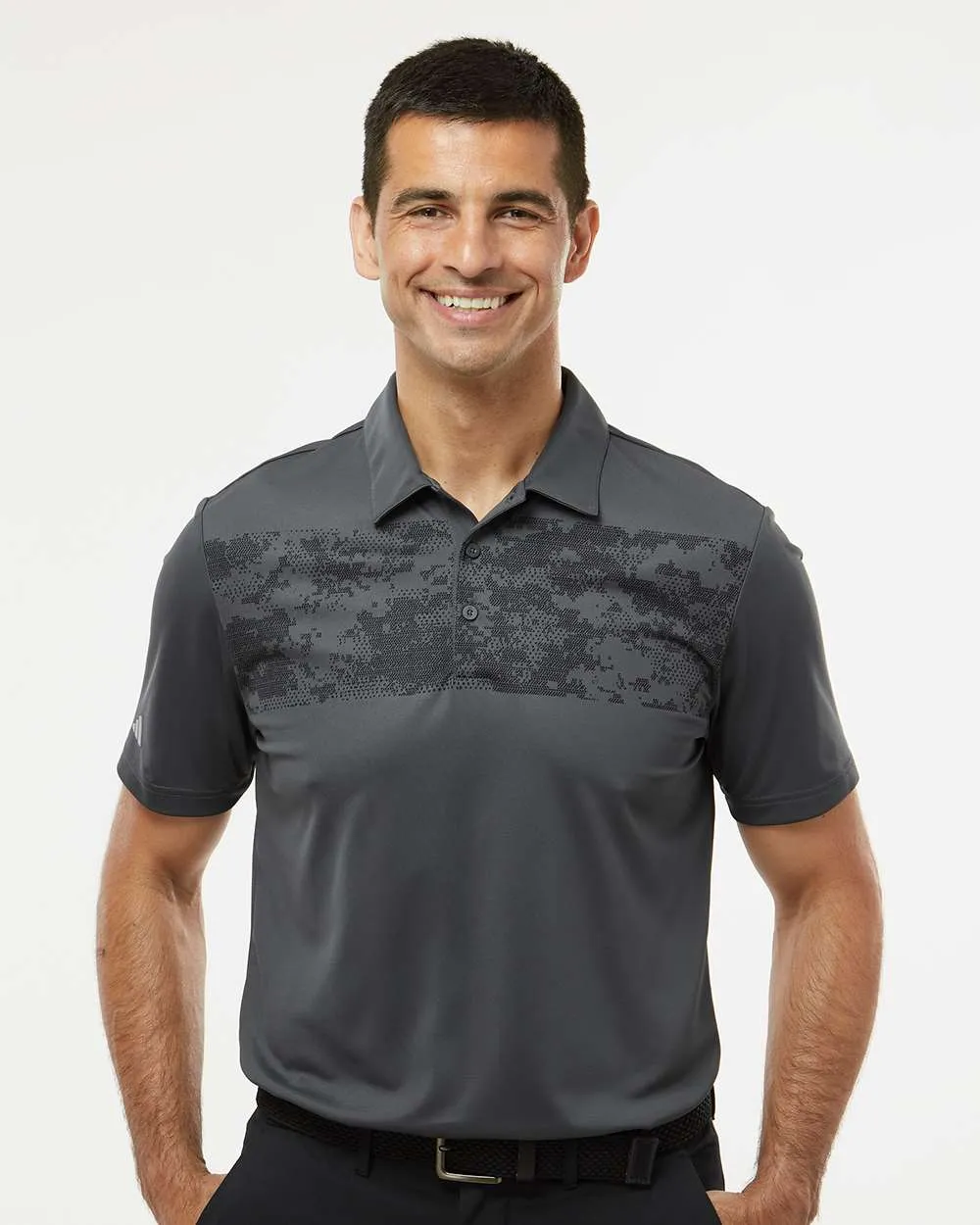 Adidas Camo Chest Print Polo