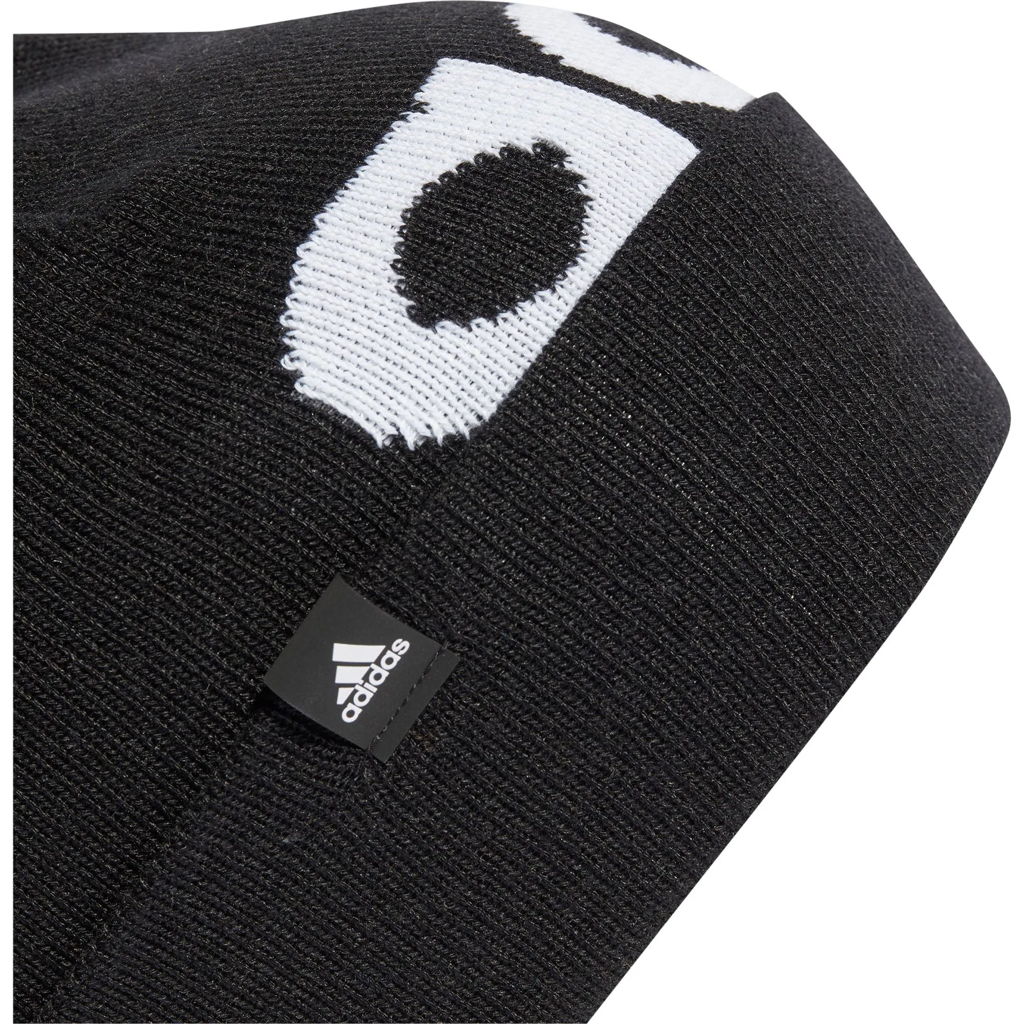 adidas PomPom Running Beanie - Black