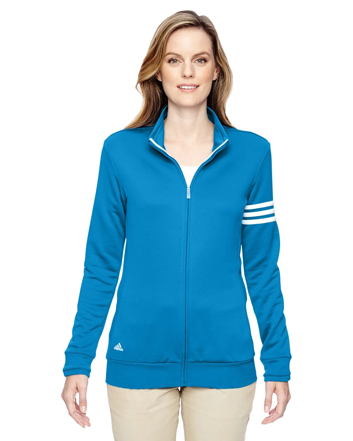 adidas Women's Climalite 3-Stripe Full Zip Jacket