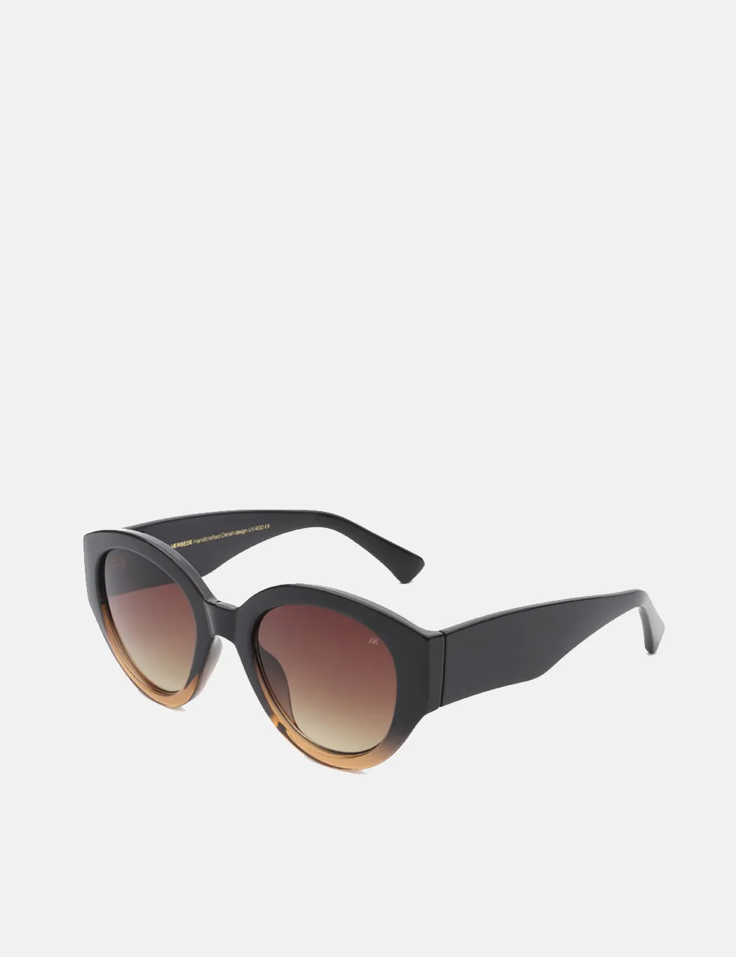 A.Kjaerbede Big Winnie Sunglasses - Black/Brown