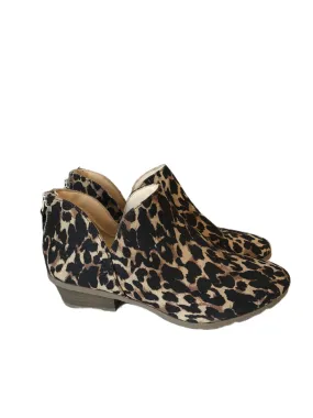 Animal Print Boots Ankle Flats By Kenneth Cole, Size: 6.5