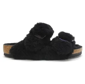 Arizona Big Buckle Fur Unisex Slides Sandals