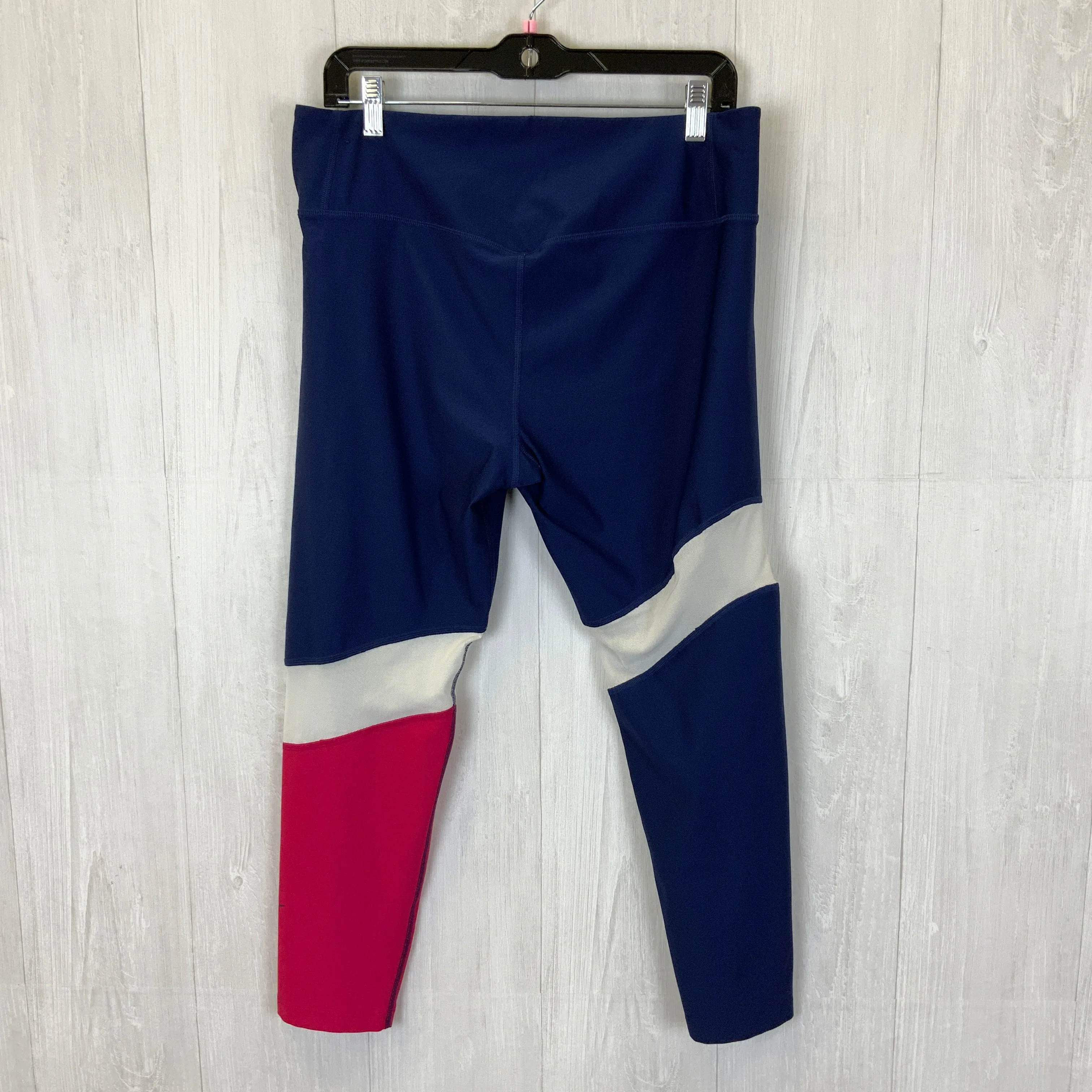 Athletic Leggings By Nike Apparel In Blue & Pink, Size: Xl