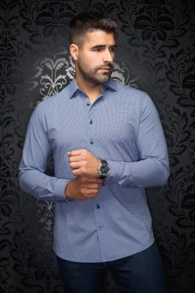 Au Noir 360° Stretch Shirt Alexander Extra Stretch PDP, Navy