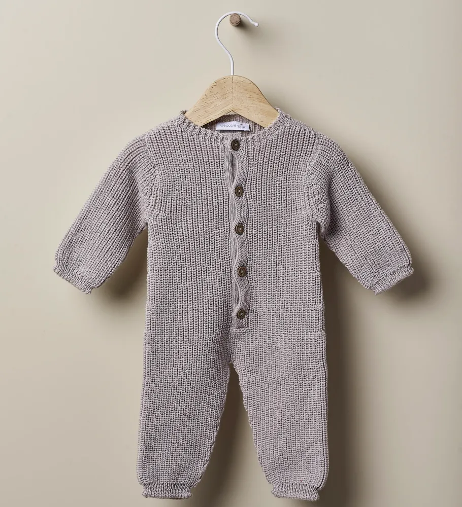 AW Wedoble Beige Knitted Onesie