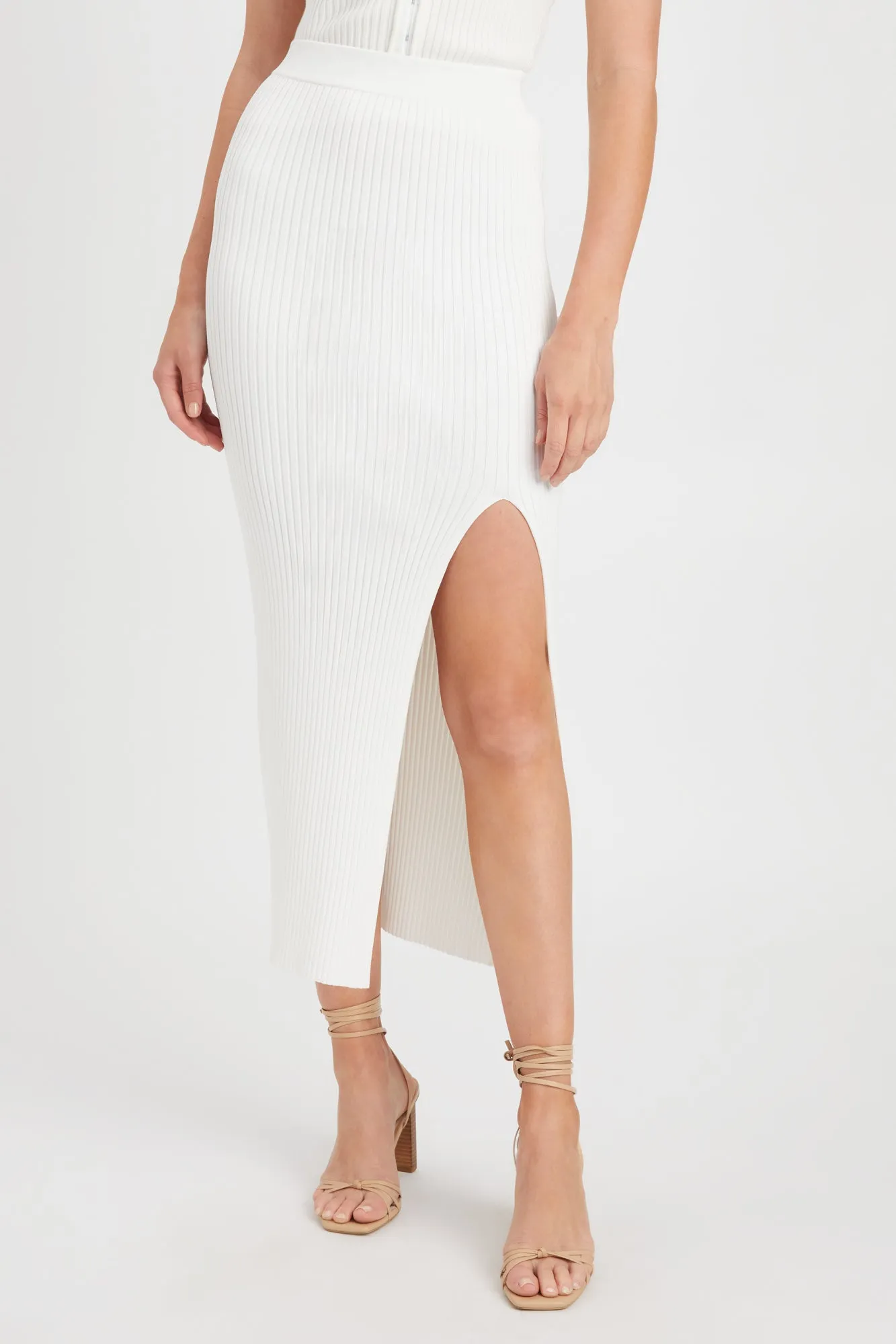 Bianca Rib Midi Skirt