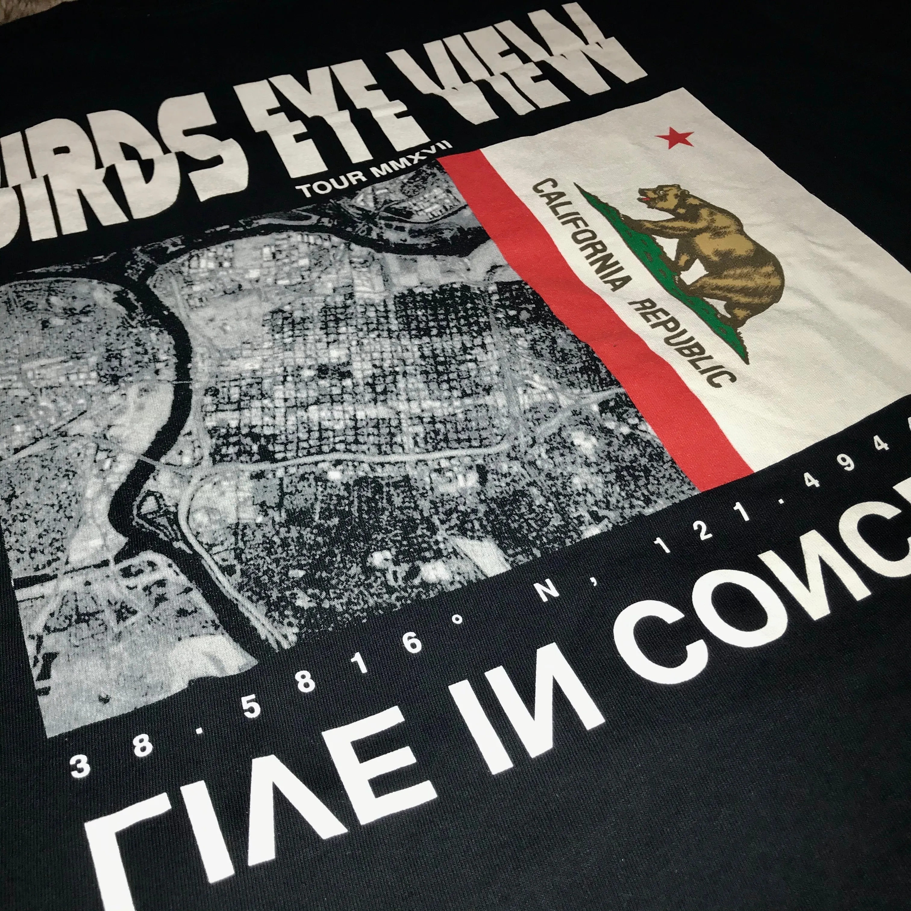 Birds Eye View Tour California Tee