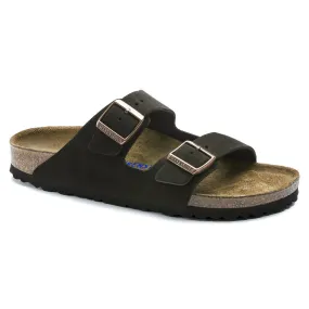 Birkenstock Arizona Suede Leather Soft Footbed - Mocha