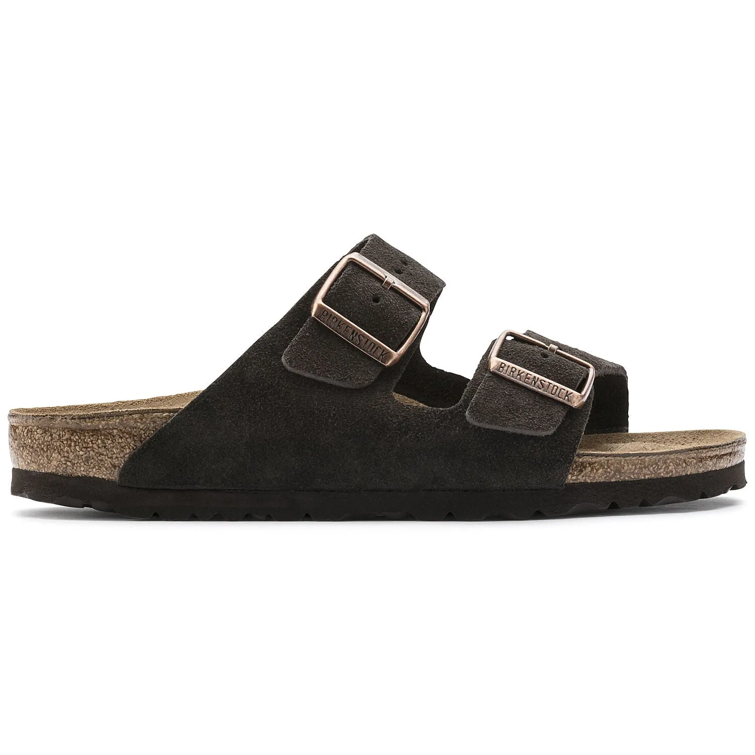 Birkenstock Arizona Suede Leather Soft Footbed - Mocha