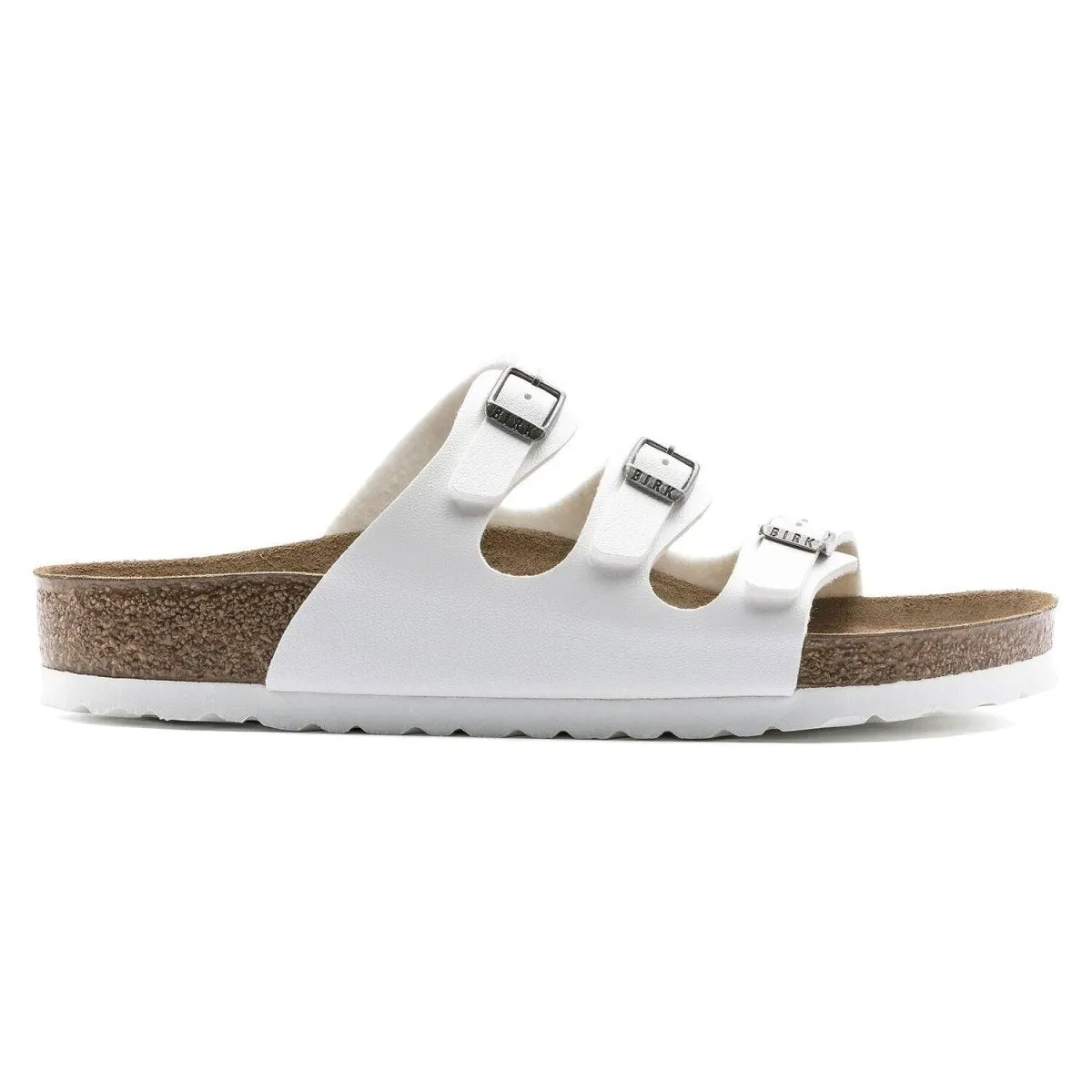 Birkenstock Women's Florida - White Birko-Flor