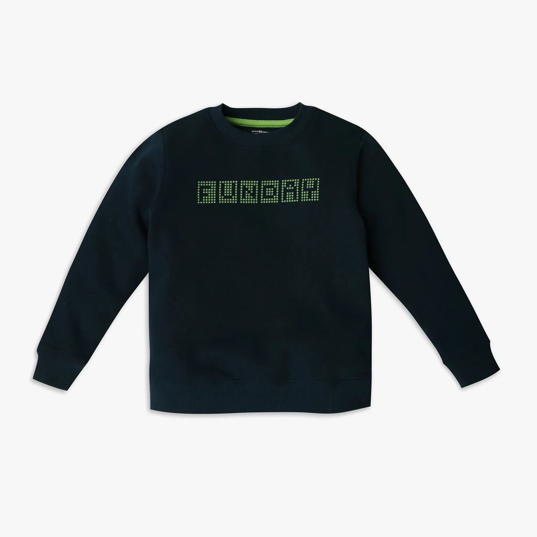 Boy's Regular Fit Graphic Sweat Tees