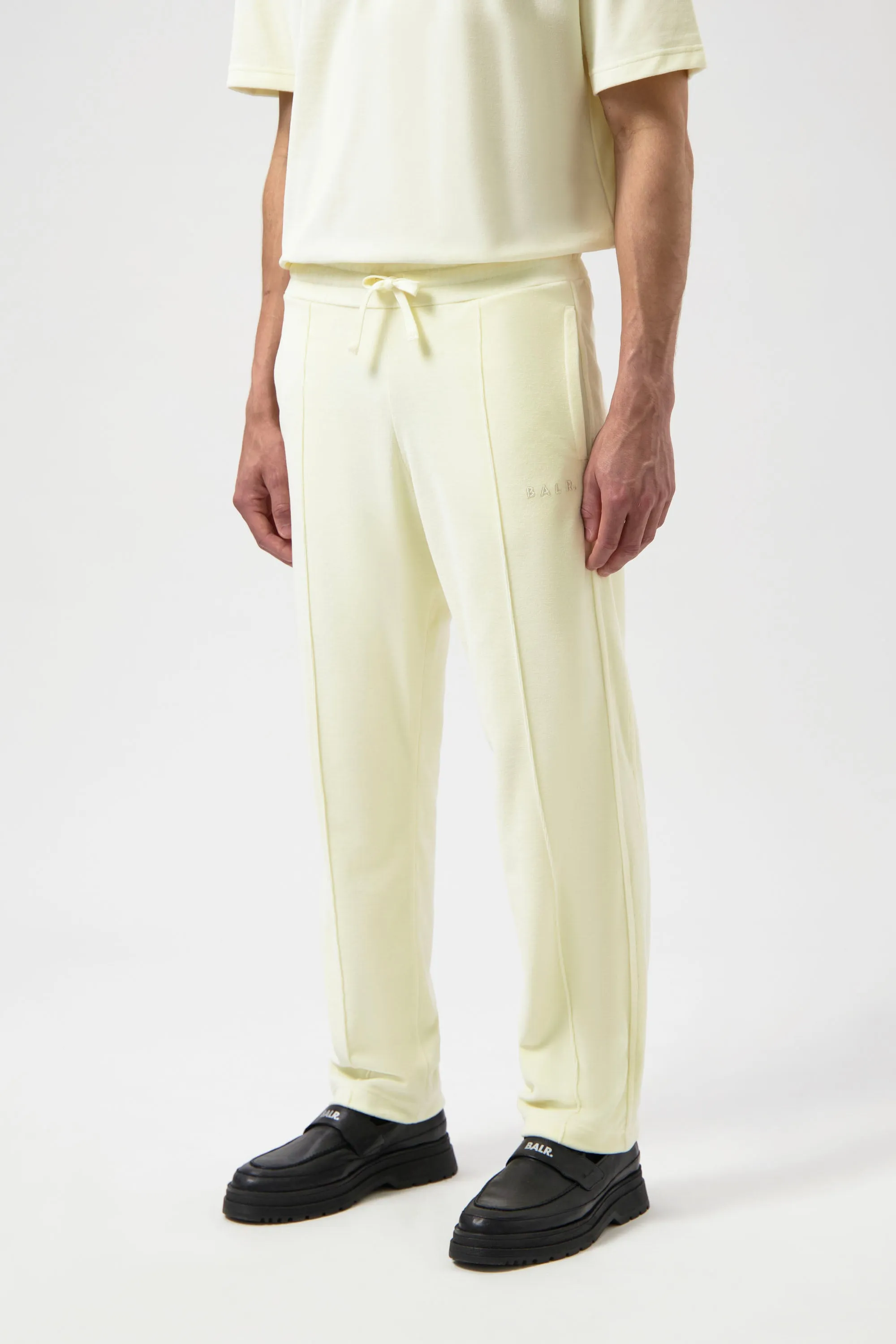 Brand Luxe Regular Straight Fit Pants White Swan