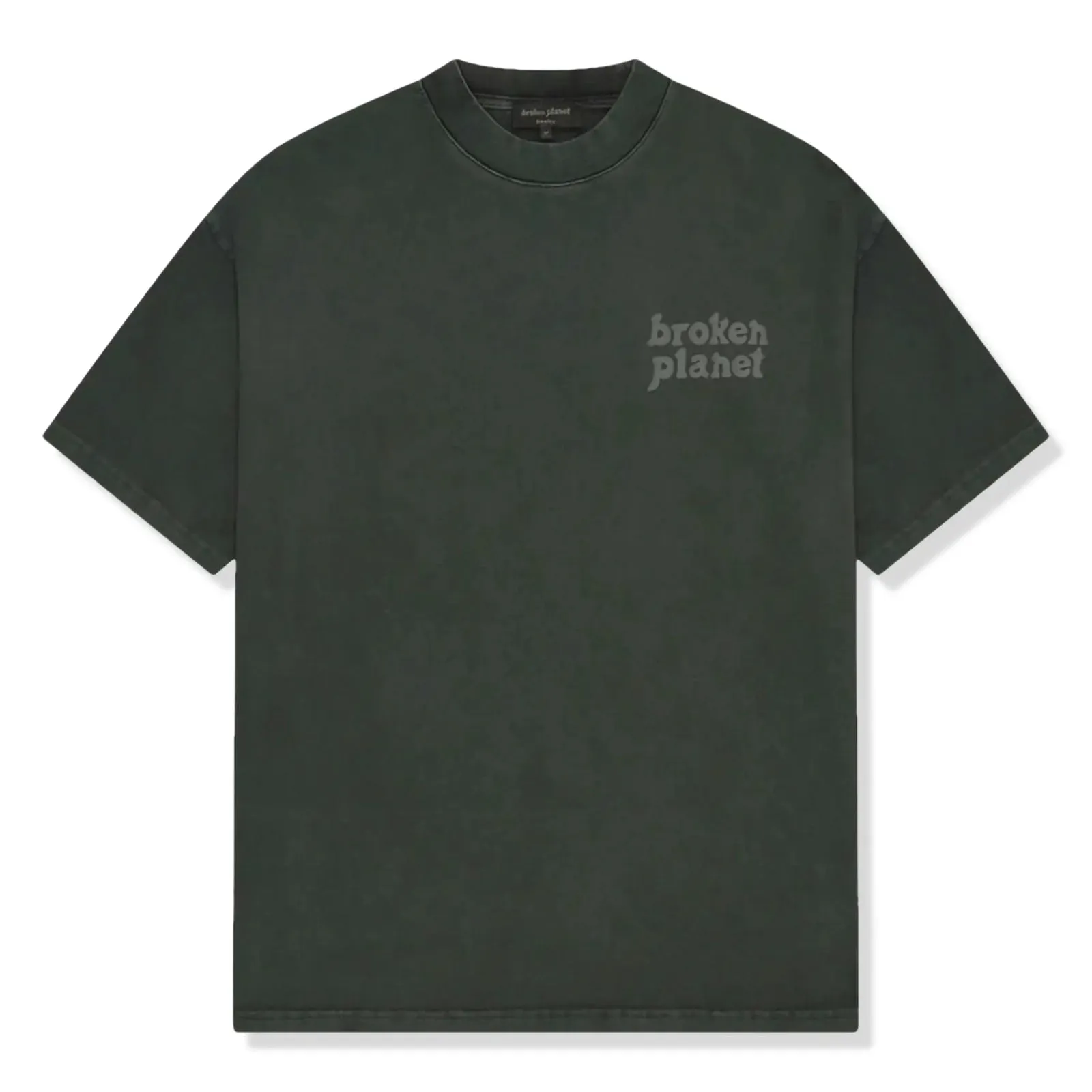 Broken Planet Basics Washed Soot Black T Shirt