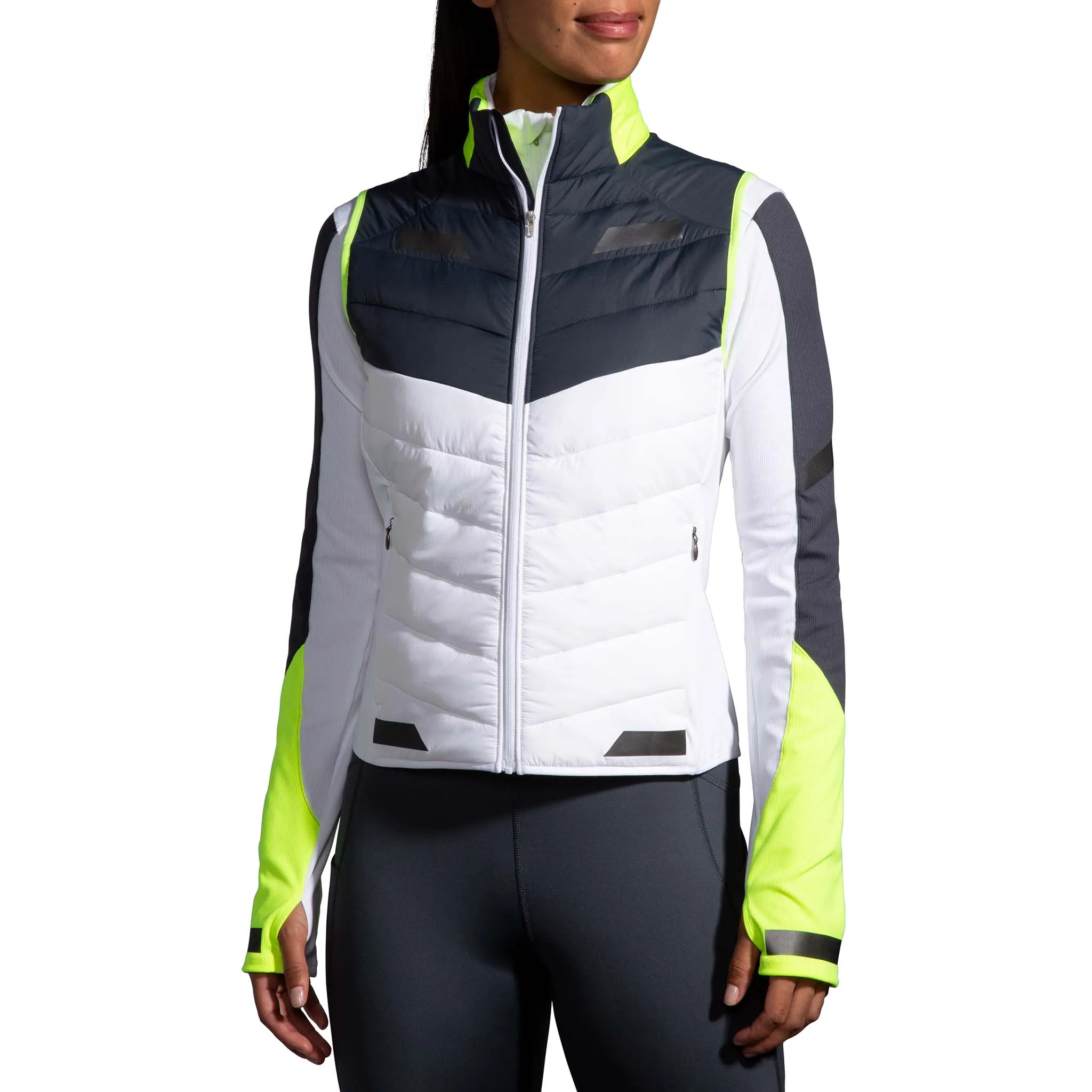 Brooks | Women's Run Visible Insulated Vest - White