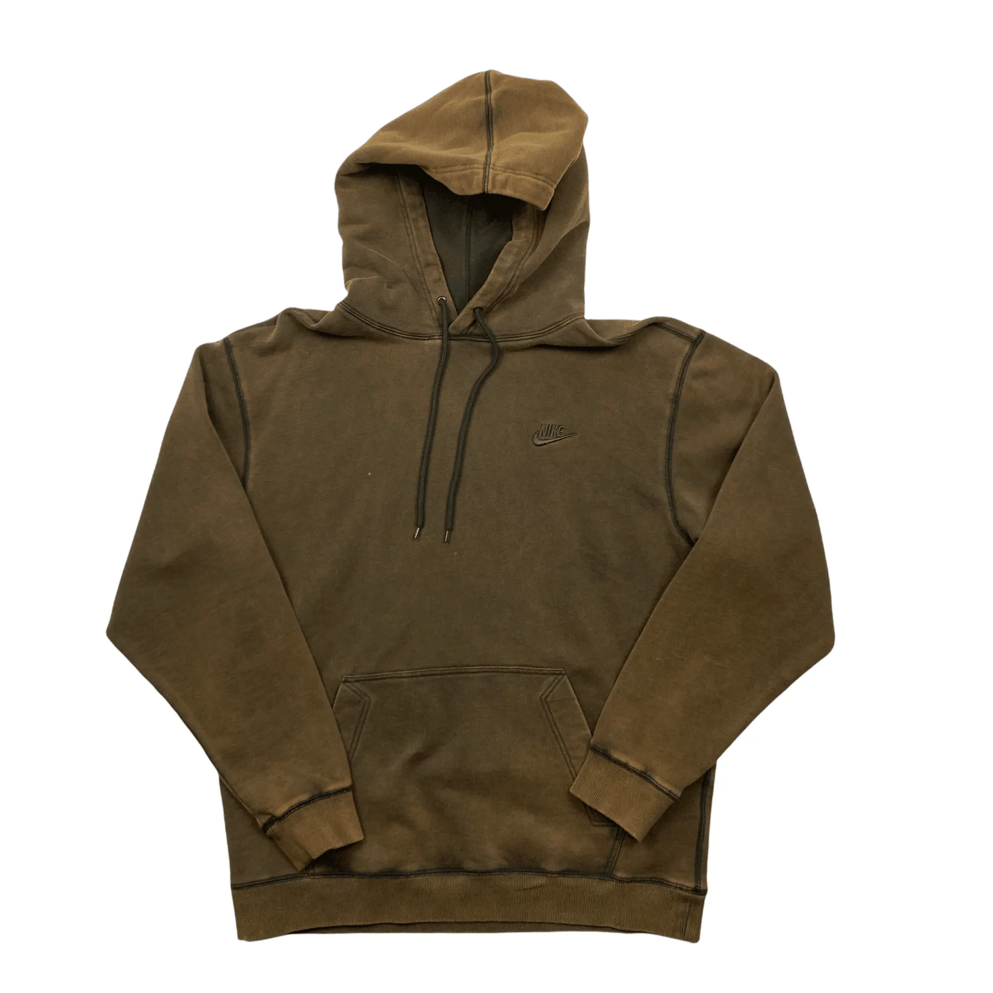 Brown Nike Hoodie - Medium