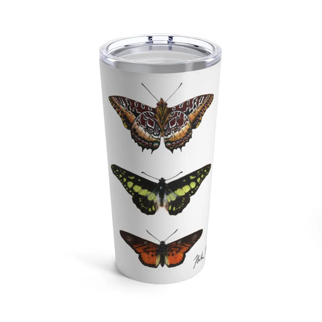 Butterfly Trio 20 oz Steel Tumbler