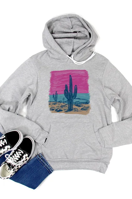 Cactus Sunset 1142Hoodie