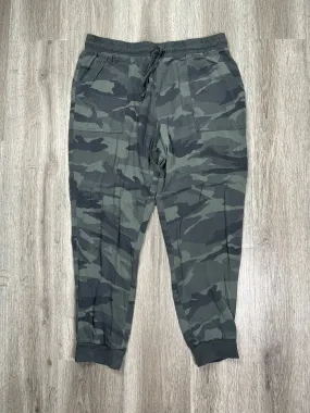 Camouflage Print Pants Joggers Splendid, Size L