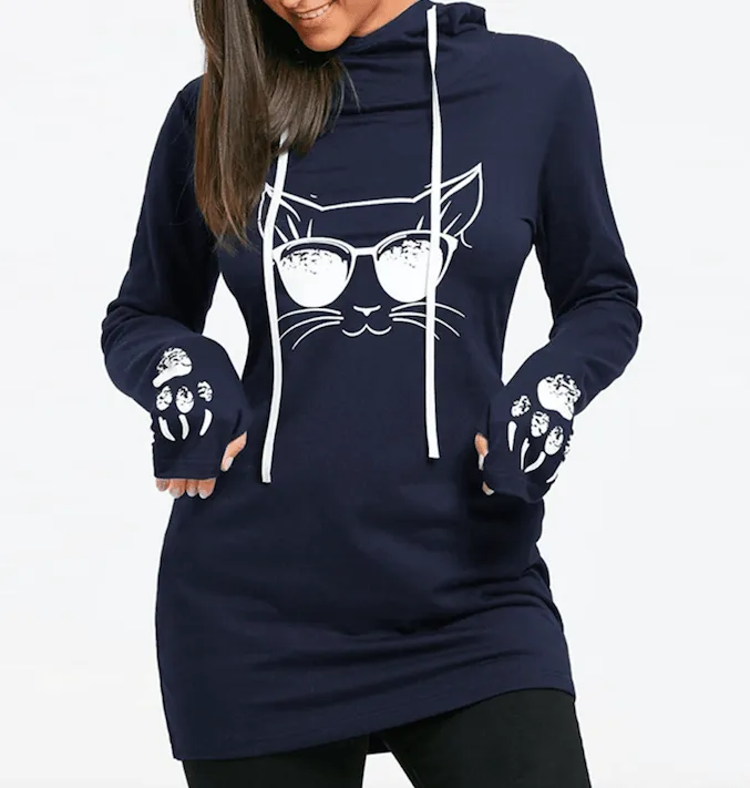 CAT SHADES HOODIE