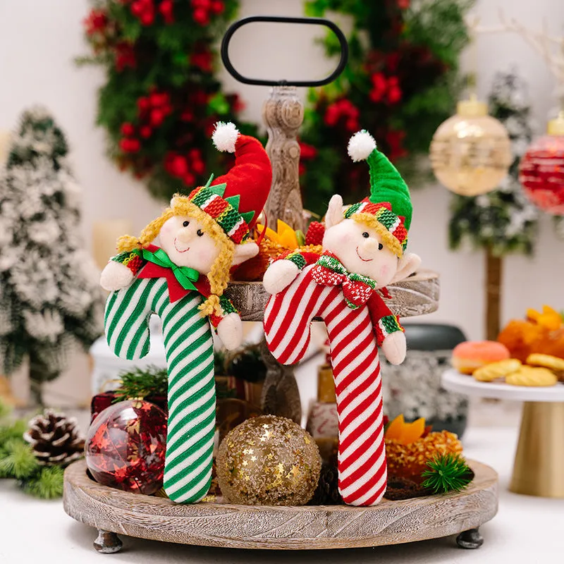 CHRISTMAS CANDY CANE HANGING ORNAMENT