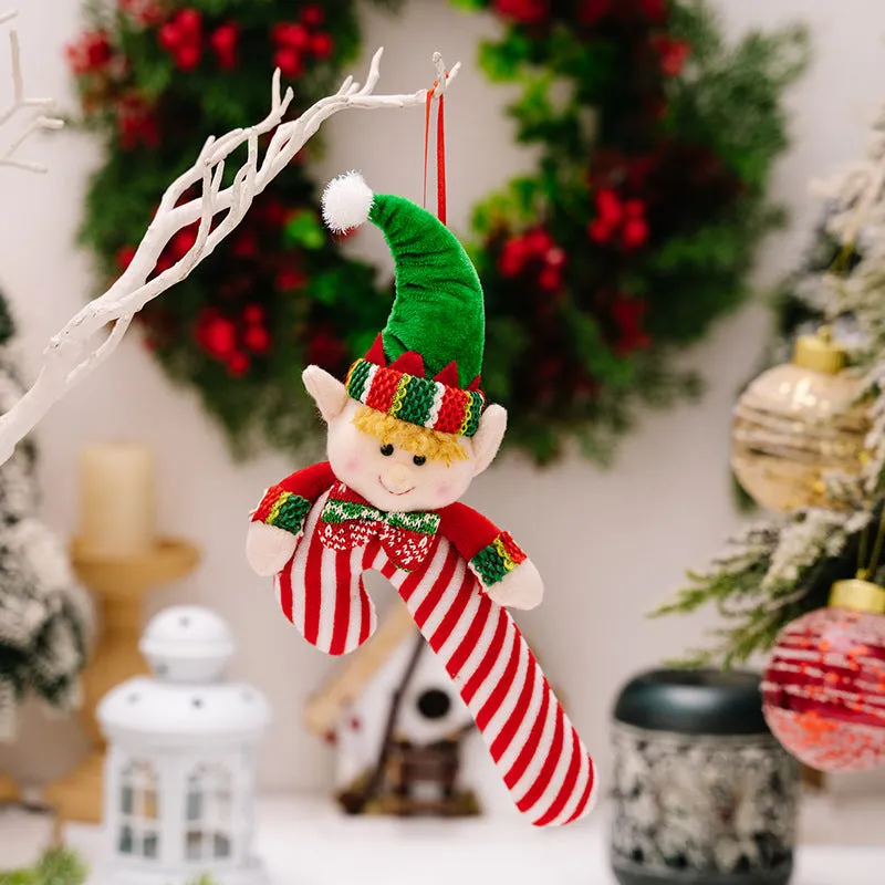 CHRISTMAS CANDY CANE HANGING ORNAMENT