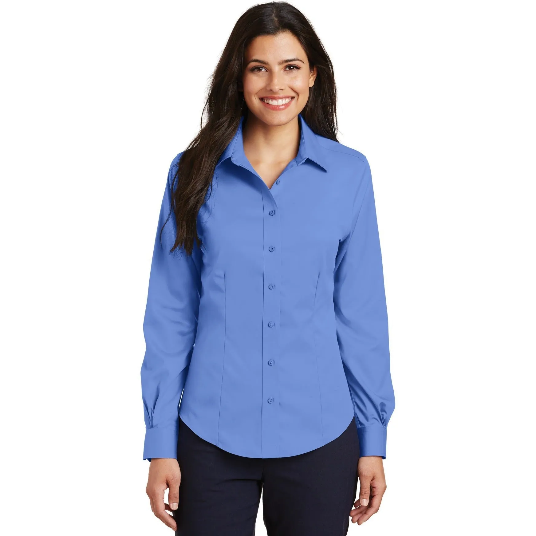 CLOSEOUT - Port Authority Ladies Non-Iron Twill Shirt