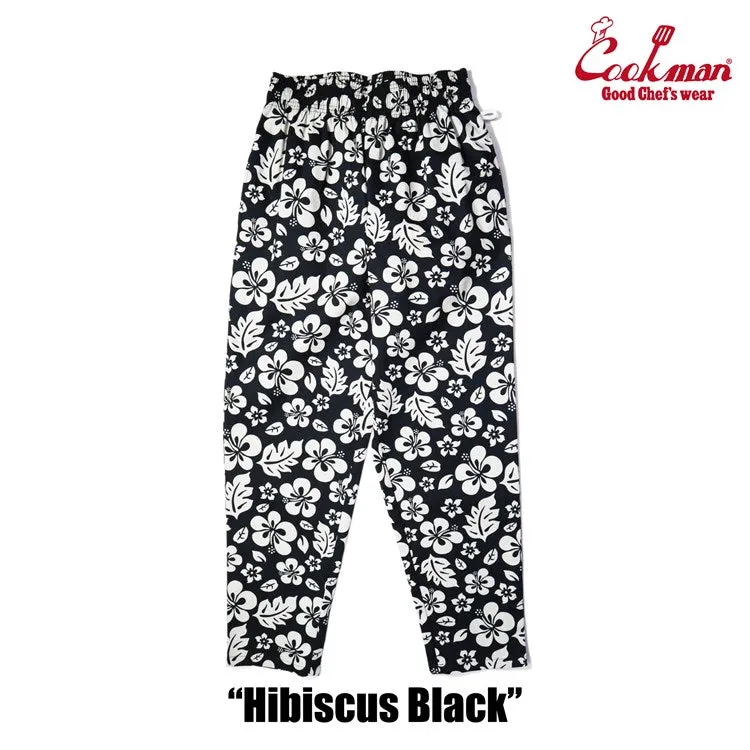 Cookman Chef Pants - Hibiscus : Black