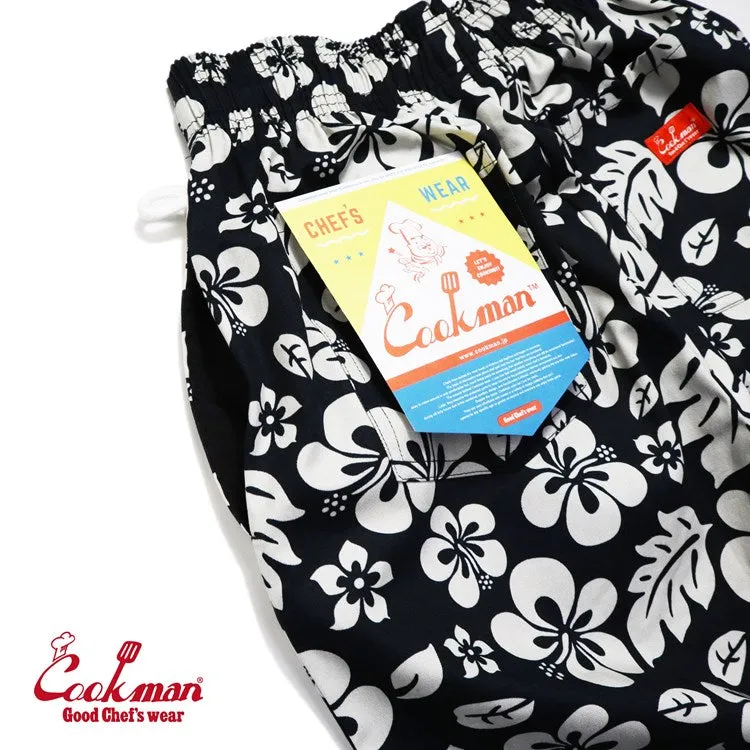 Cookman Chef Pants - Hibiscus : Black