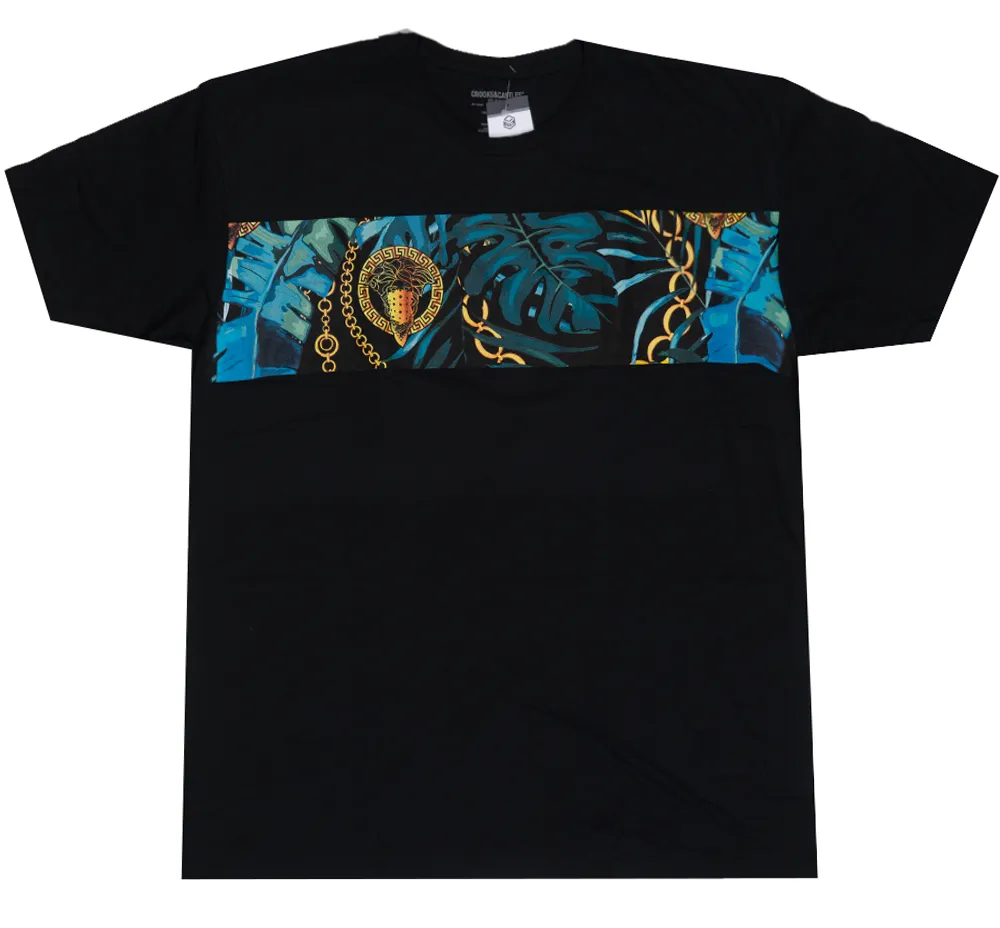 CROOKS & CASTLES GRAPHIC T-SHIRT BLACK - 2CY7047