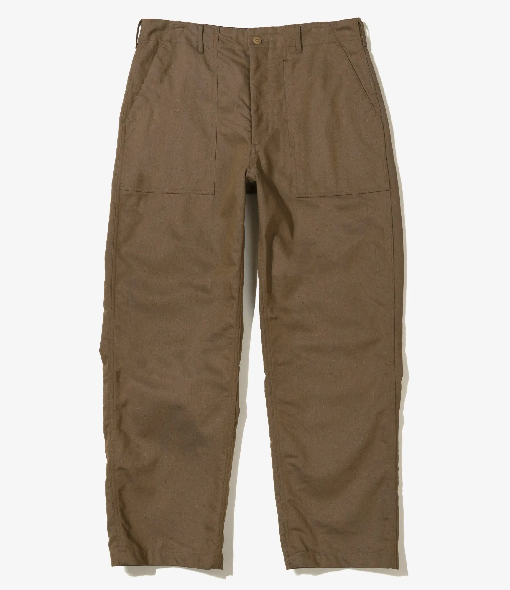 Engineered Garments Fatigue Pant - Khaki/Blue PC Iridescent Heavy Twill