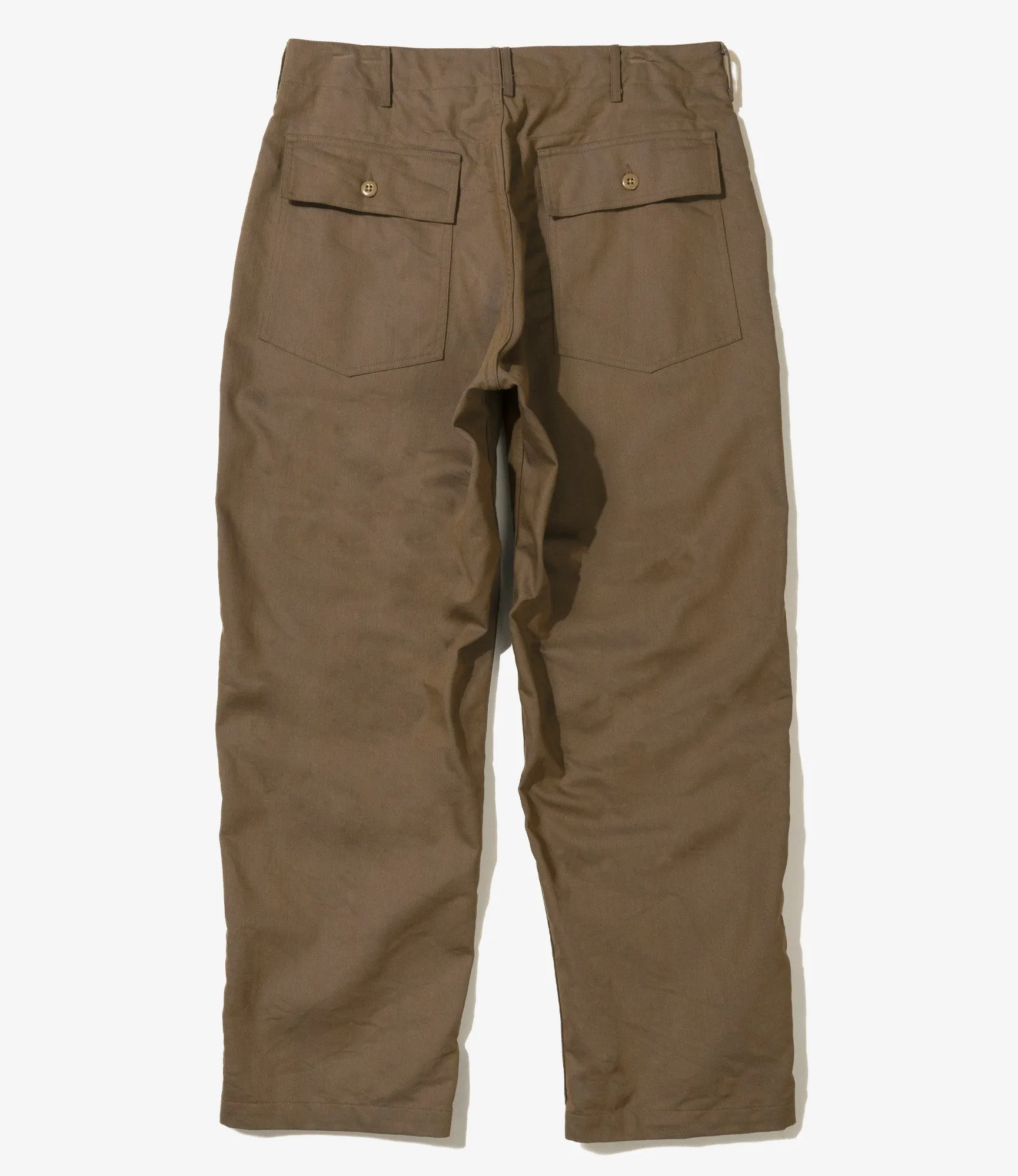 Engineered Garments Fatigue Pant - Khaki/Blue PC Iridescent Heavy Twill