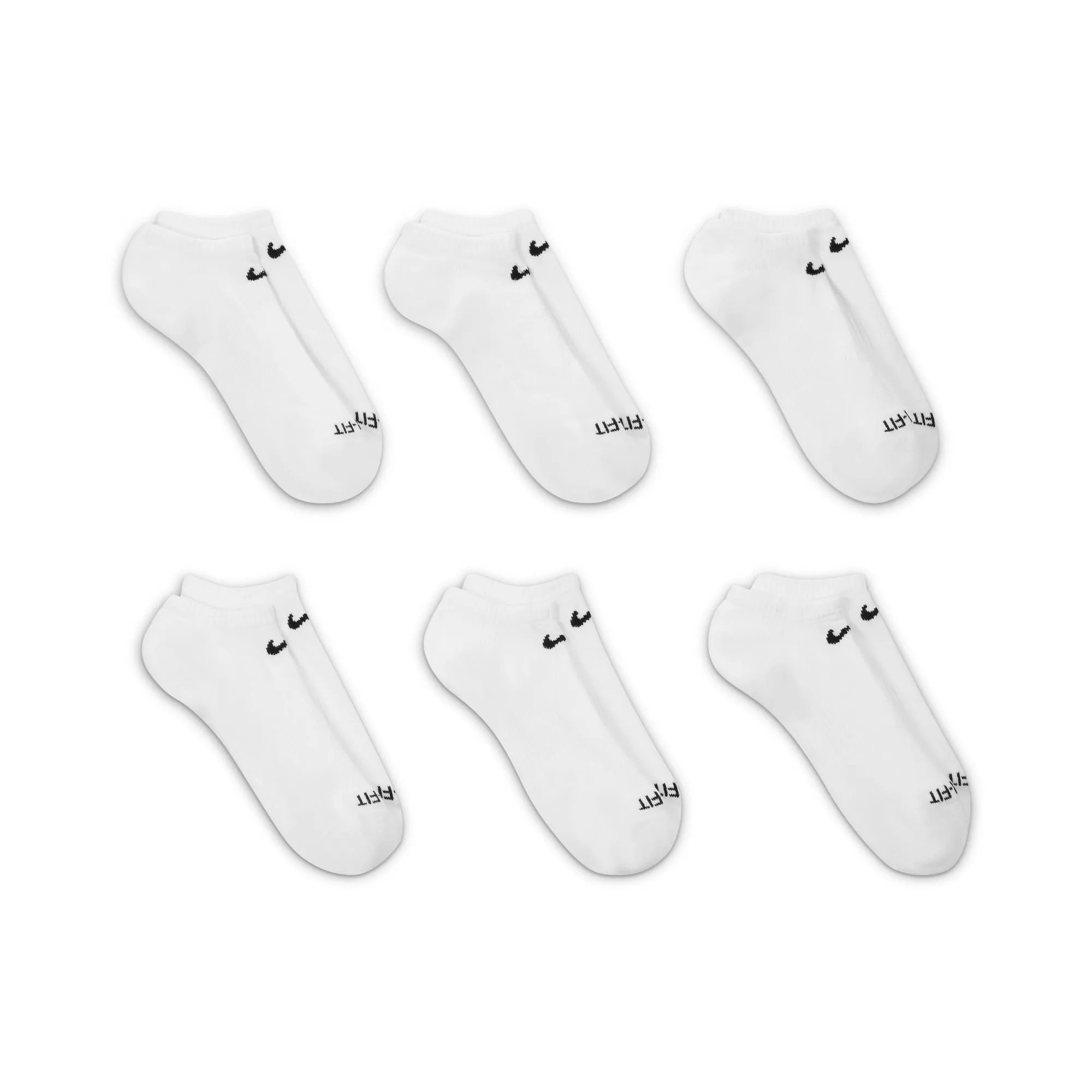 Everyday Plus Cushioned No Show Socks (6 Pairs)