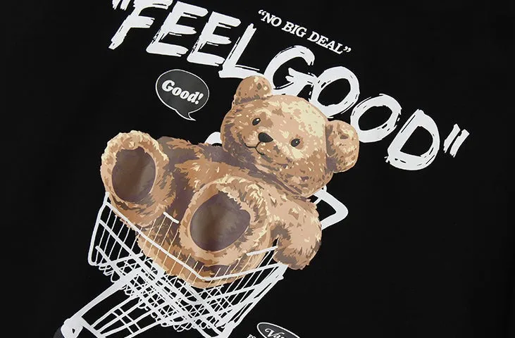 'Feel Good' Teddybear Hoodie