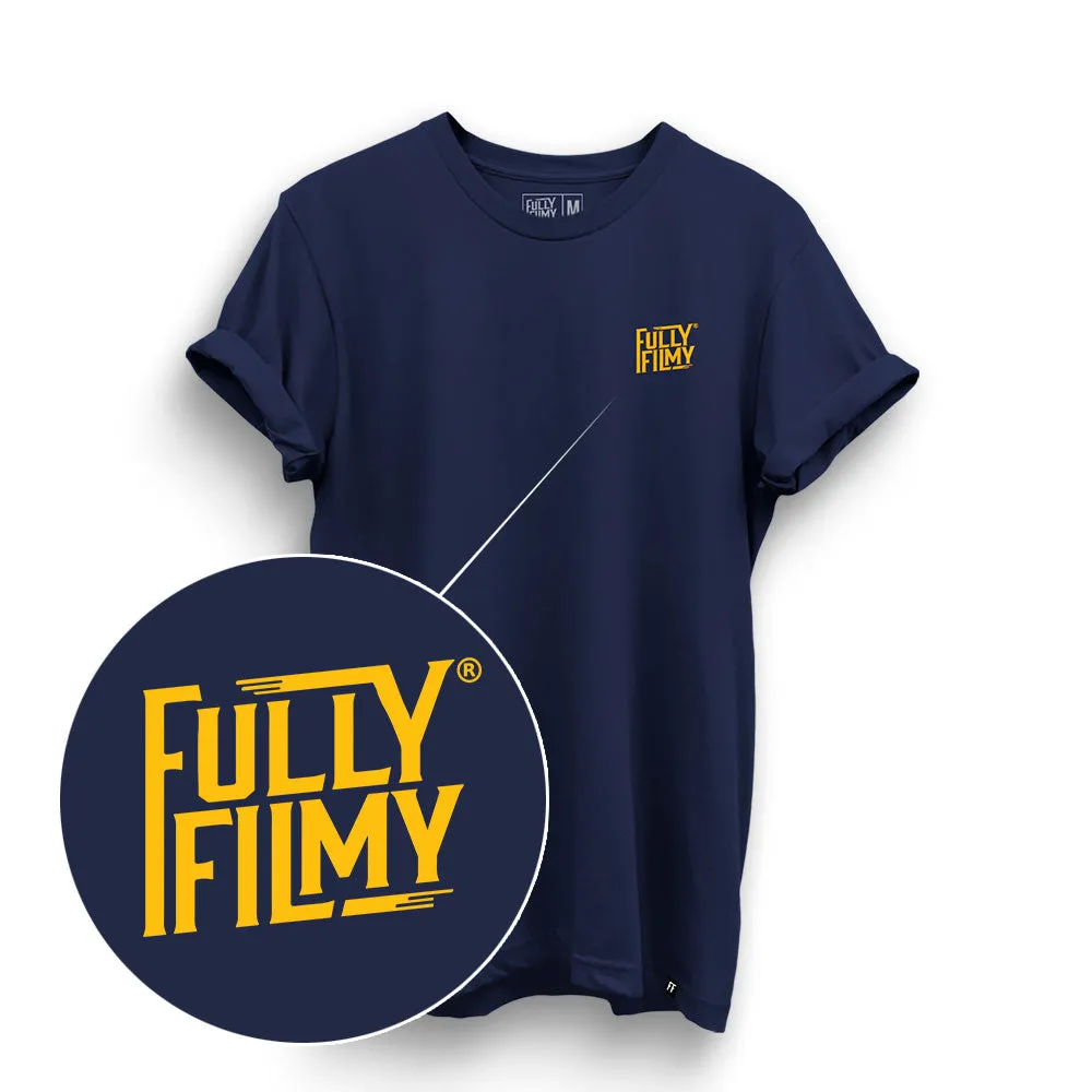 FF Yellow Logo Navy T-Shirt (Left Pocket)