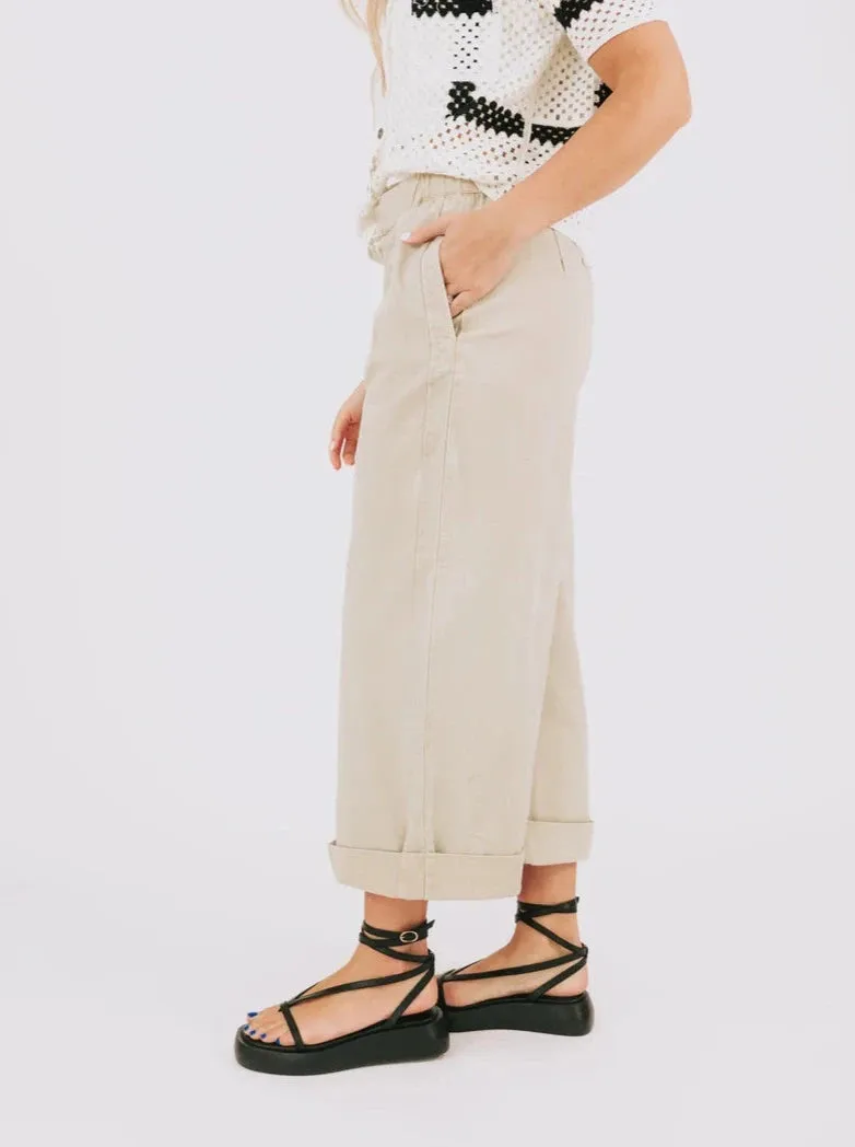 Free People After Love Cuff Pant