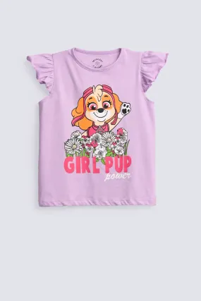 GIRLS PAW PATROL T SHIRT