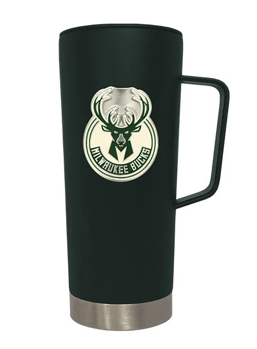 Great American Products 18 oz Roadie Milwaukee Bucks Handle Tumbler