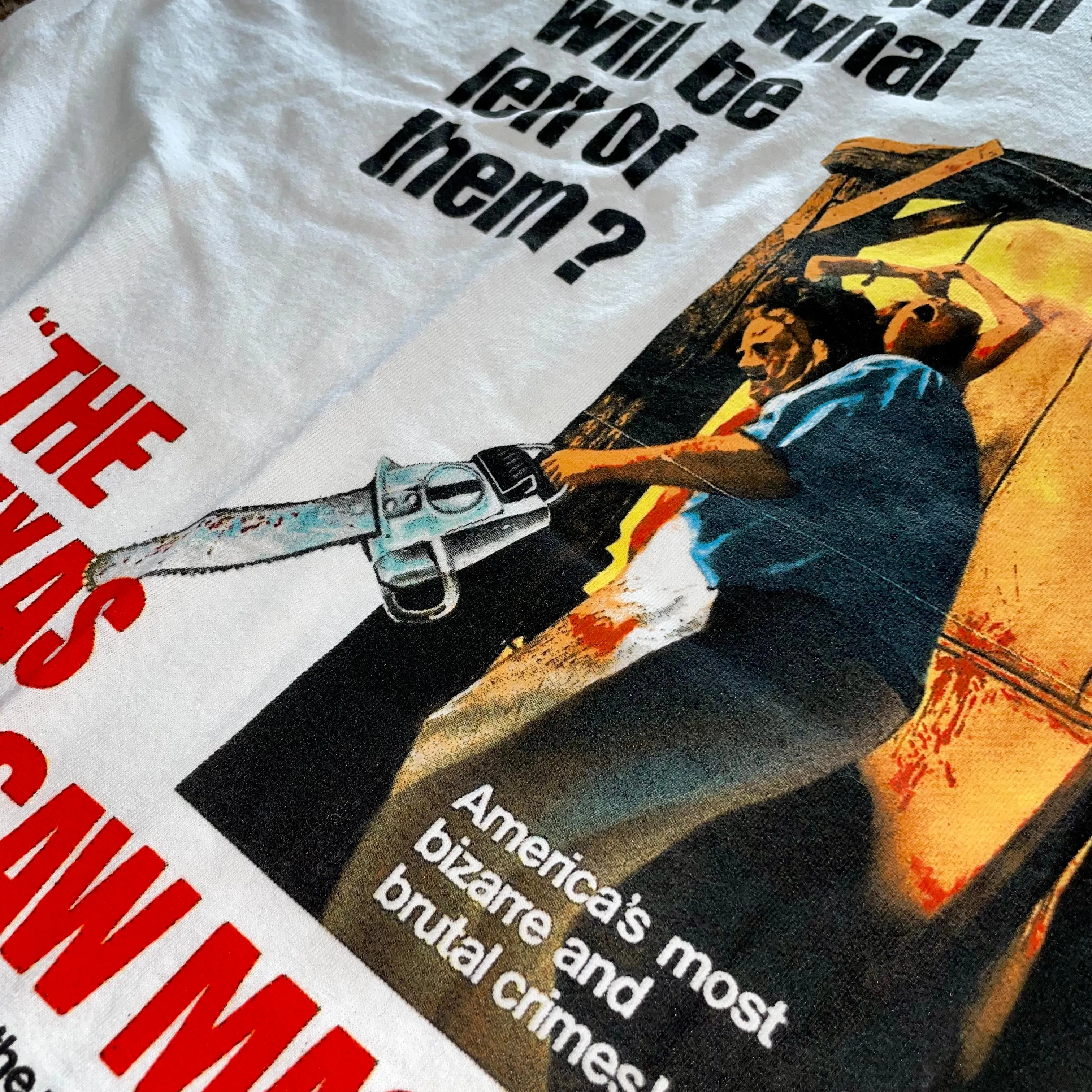 Halloween 2017 Texas Chainsaw Massacre Tee (White)